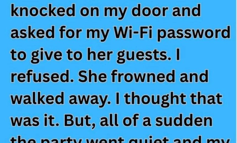 I Refused to Share My Wi-Fi with a Neighbor — The Unexpected Outcome Surprised Me