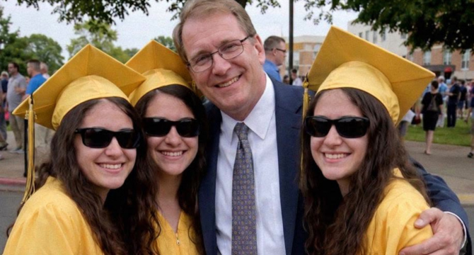My Wife Left Me with Our Blind Newborn Triplets – 18 Years Later, She Showed up at Their Graduation, and What One Daughter Said on Stage Shocked Everyone