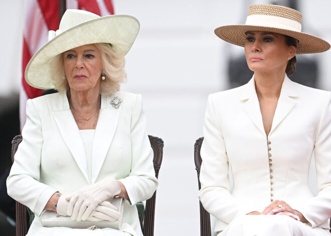 Lip reader reveals Queen Camilla’s ‘naughty’ remark that left Melania speechless