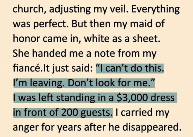 The Wedding He Never Came To