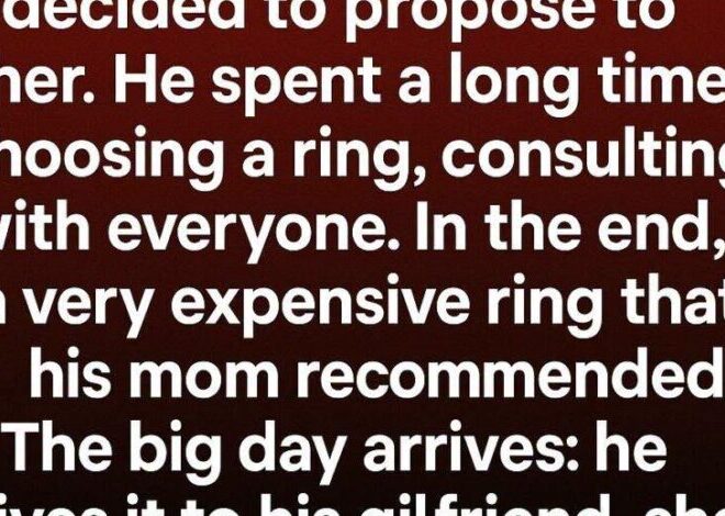 She Opened the Ring Box and Started Laughing — Here’s Why