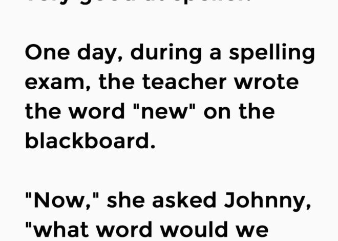Little Johnny wasn’t a very good at speller.