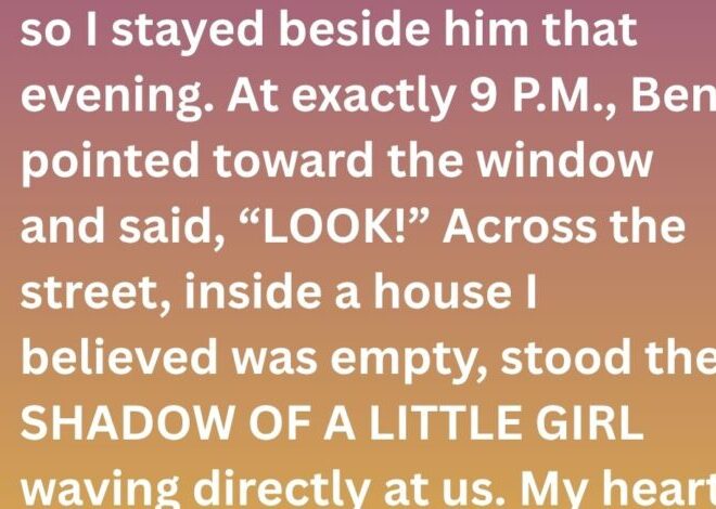 My Son Saw His Dead Sister Waving From an Empty House