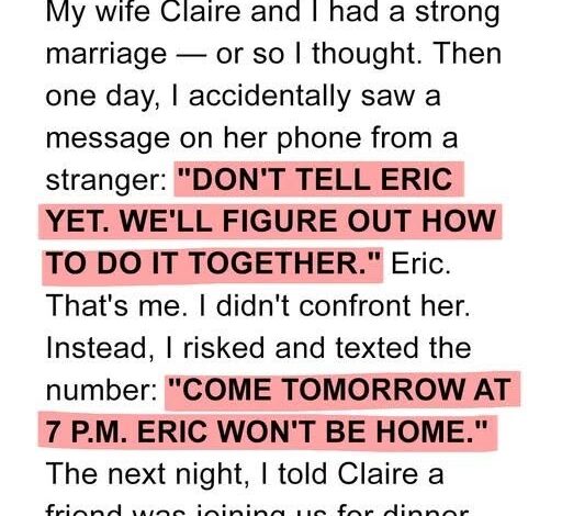 I Saw Stranger’s Message About Me on My Wife’s Phone, so I Took a Risk & Invited the Sender Over