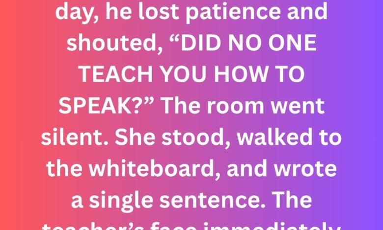 The Silent Student Wrote One Sentence That Left Her Teacher Speechless