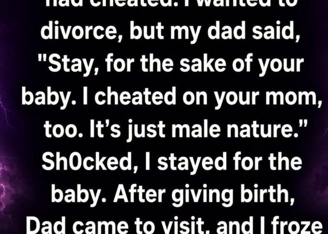 A Father’s Confession That Changed Everything After My Husband’s Mistake