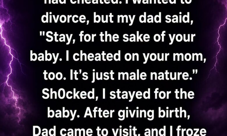 A Father’s Confession That Changed Everything After My Husband’s Mistake