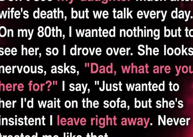 Old Man Goes to Visit Daughter for His 80th Birthday