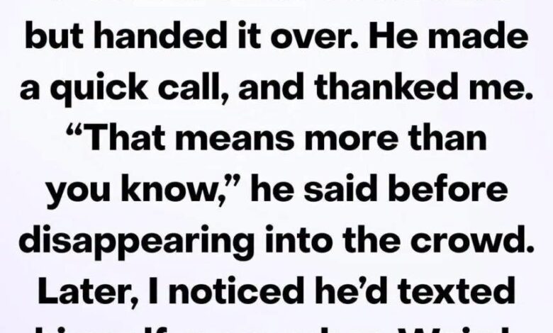 He Asked to Borrow My Phone—Two Weeks Later, His Message Shattered Me