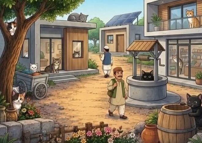 How many cats are in this picture?