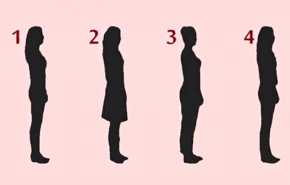 Which shadow looks like the oldest woman?