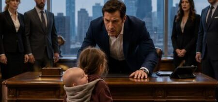 A 7-Year-Old Girl Entered a Chicago CEO’s Office Carrying Her Baby Sister — Her First Words Left Everyone Speechless
