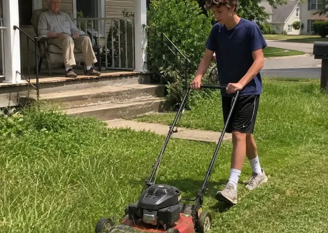 My Son Mowed Our Elderly Neighbor’s Lawn for Free for Four Years, Then a Lawyer Found Him at the Funeral
