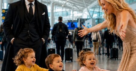 He Walked Away Before They Were Born—Then Eighteen Months Later, Three Toddlers Stopped Him in an Airport