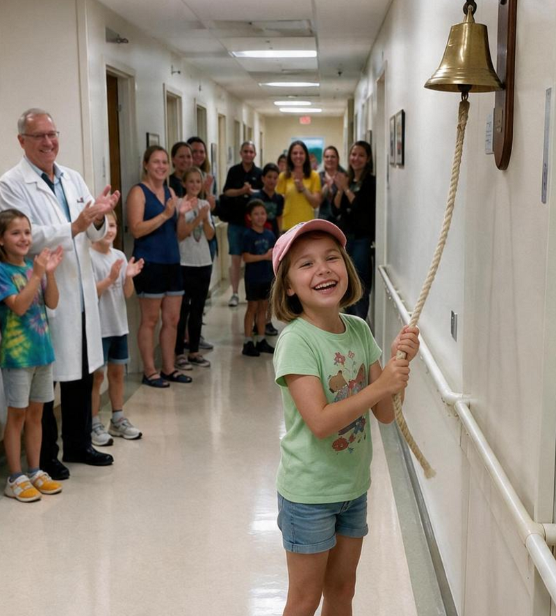 My Daughter Rang the Bell After Two Years of Chemotherapy—Then Her Doctor Ran After Us and Said, “Wait… There’s Something You Need to See”