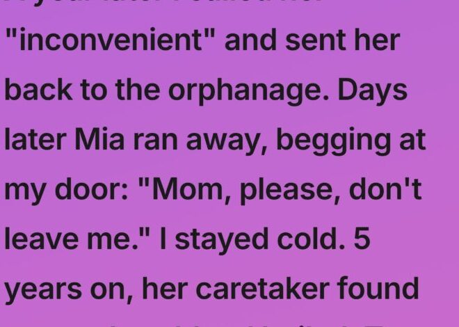 The Little Girl I Abandoned Came Back With A Gift That Changed Everything