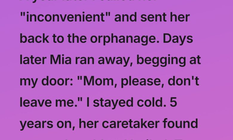 The Little Girl I Abandoned Came Back With A Gift That Changed Everything