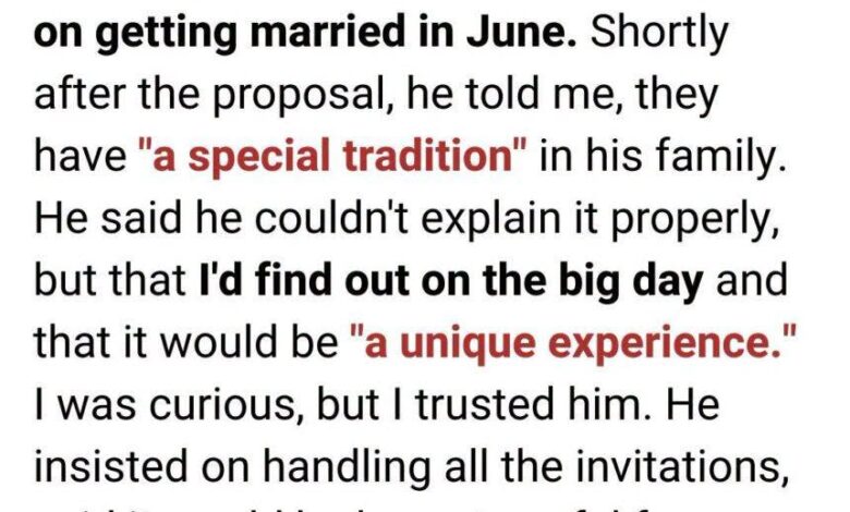 I Was About to Say ‘I Do’—Then I Learned His Family’s Dark Tradition