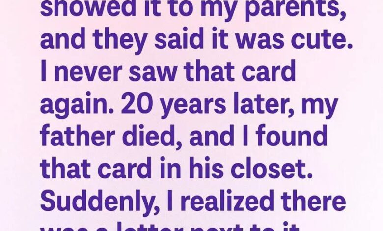 The Birthday Card Mystery That Revealed My Father’s Hidden Past