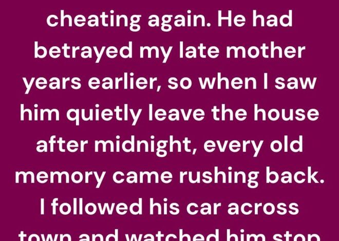 I Thought My Father Was Cheating Again