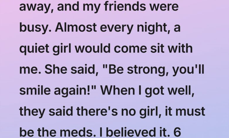The Girl Who Sat Beside Me When I Had No One