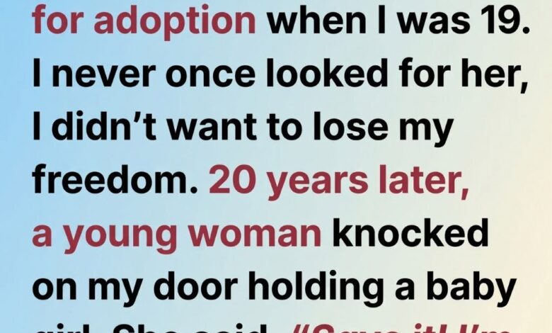 Twenty Years Ago, I Chose Freedom Over Raising My Daughter — Then She Returned with a Baby Who Needed Me
