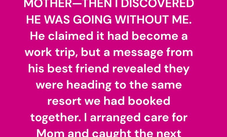 My Husband Lied About Canceling Our Vacation
