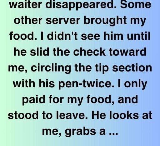 The Tip I Never Gave