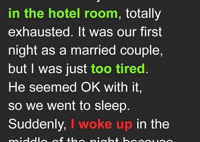 Our Wedding Night Took a Shocking Turn — A Secret Was Finally Revealed