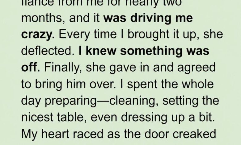 My Daughter Brought Her Fiancé Home to Meet Us – I Nearly Fainted When I Saw His Face