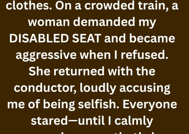 A Woman Demanded My Disabled Seat—Then I Revealed My Prosthetic Leg