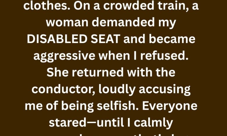 A Woman Demanded My Disabled Seat—Then I Revealed My Prosthetic Leg