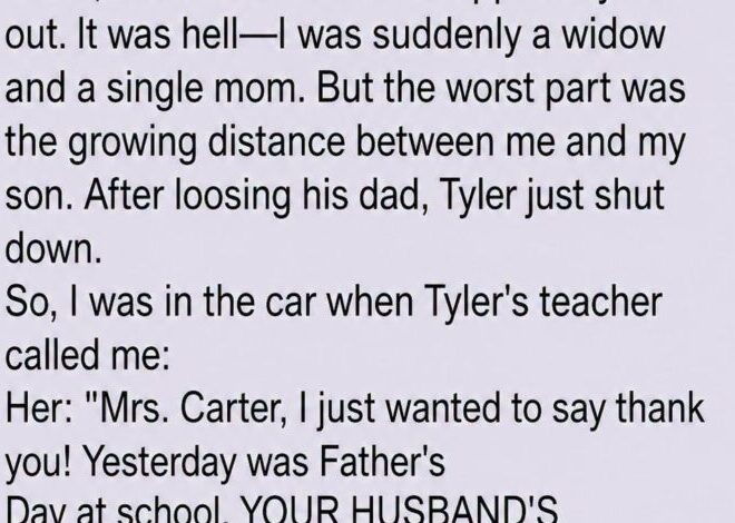 I Was Shocked When the Teacher Praised My Husband on Father’s Day—But I’m a Widow
