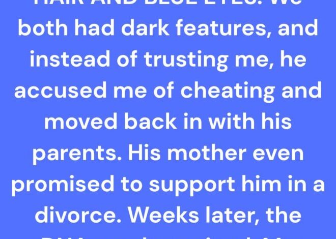 The Paternity Test That Turned His Family Against Him