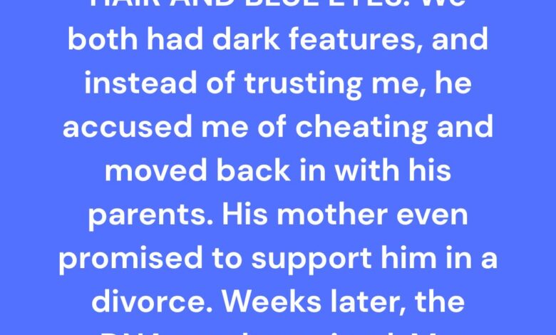The Paternity Test That Turned His Family Against Him