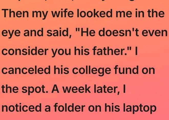 The Debt He Never Owed: The Secret Ledger That Revealed My Son’s True Heart