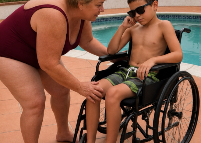 A Wealthy Neighbor Demanded I Move My Autistic Son, 12, From the Public Pool – One Call Changed How the Community Saw Her