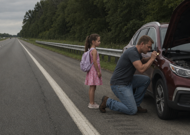 I Hadn’t Seen My Father Since He Left Us — Then I Recognized Him Beside a Broken-Down Car