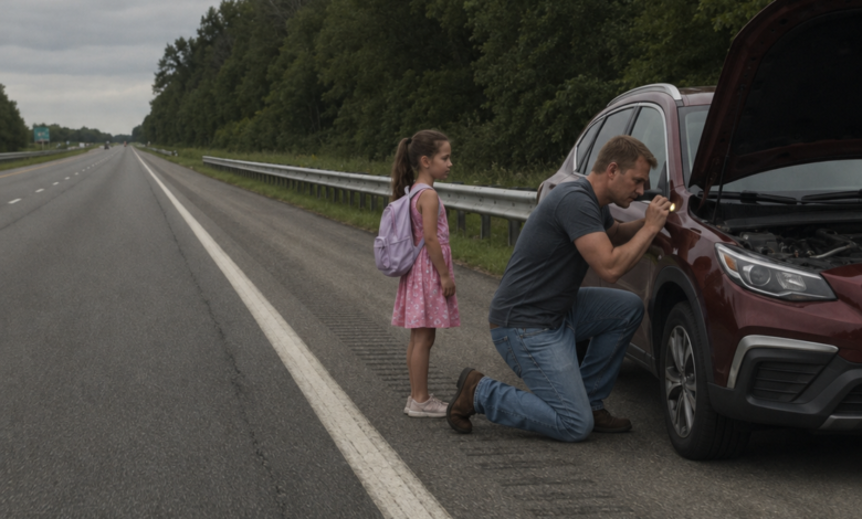 I Hadn’t Seen My Father Since He Left Us — Then I Recognized Him Beside a Broken-Down Car