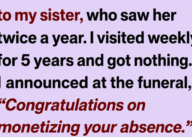 Everyone Thought My Sister Won the Inheritance Battle—Until Grandma’s Secret Letter Was Found