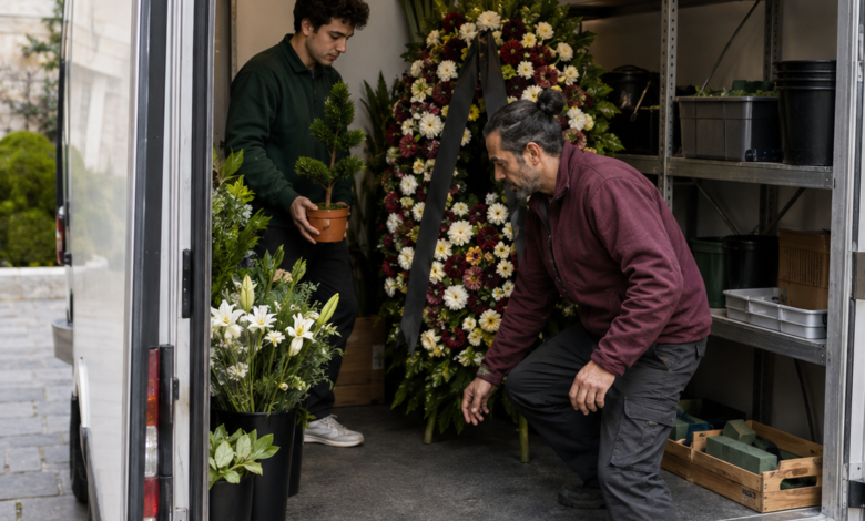 A Funeral Wreath Arrived Instead of My Wedding Flowers – When I Called the Florist, She Swore I’d Personally Approved the Change That Morning