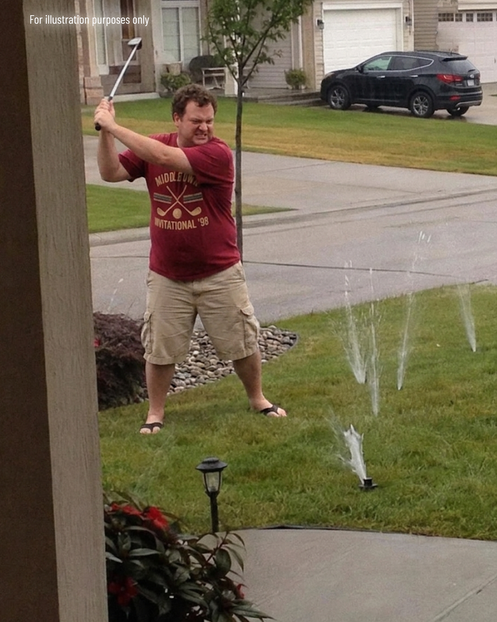 My neighbor smashed the sprinklers I’d saved months to afford because they got his new car wet — I didn’t call the authorities, but I found a better way to make him face the consequences