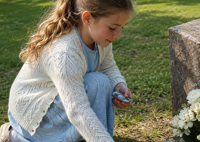 Every Sunday, My Daughter Left a Painted Rock on Her Late Father’s Grave – One Morning, Every Rock Was Gone Except One, with a Tiny Brass Key and a Folded Note Hidden Beneath It
