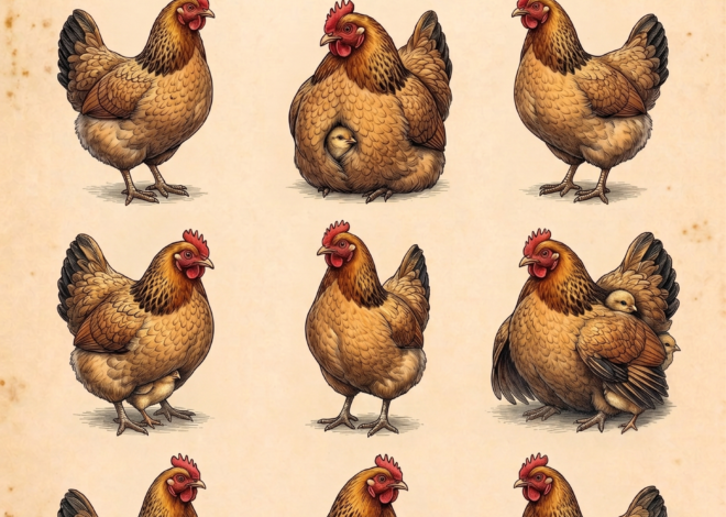 How many chickens can you spot in this pic?