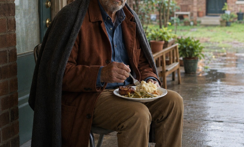 I Let a Homeless Elderly Man Sleep on My Porch During a Storm – The Next Morning, What He Left Under My Doormat Brought Me to Tears