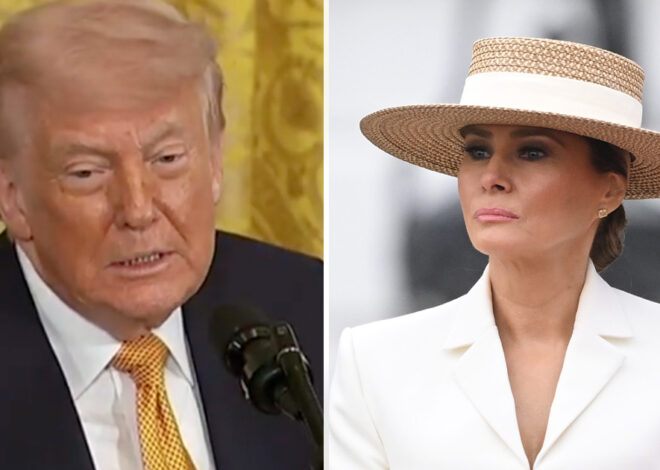 Trump makes bombshell claim about text to Melania as he reveals message on his phone