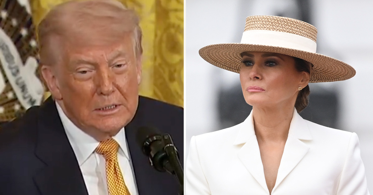 Trump makes bombshell claim about text to Melania as he reveals message on his phone