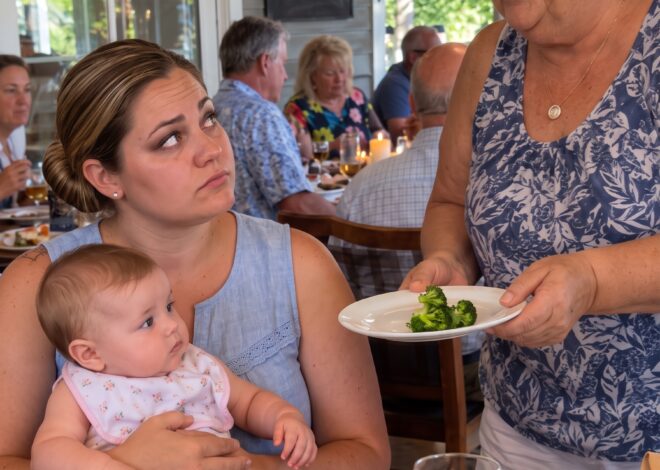 At My MIL’s Anniversary Dinner, She Served Me Plain Broccoli and Announced Loudly, “We Just Want You Looking Your Best for the Family Photos This Year”—What I Did Next Is Something They’ll Never Forget