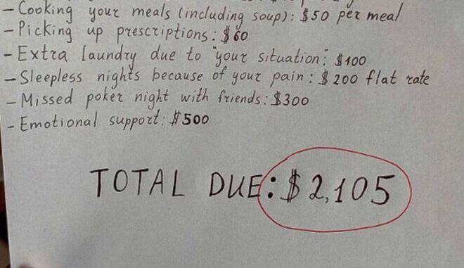 After My Surgery, I Found a Bill for ‘Expenses of Taking Care’ of Me Taped to the Fridge – So I Taught My Husband a Lesson in Return Posted on August 27, 2025 Byadmin