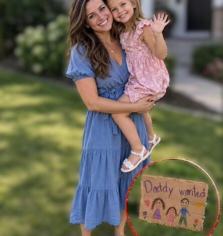 My 6-Year-Old Decided She Needed a Dad and Put up a ‘Daddy Wanted’ Sign in Our Yard – I Laughed, but an Hour Later, I Opened the Door and Nearly Dropped My Phone When I Saw Who Was There